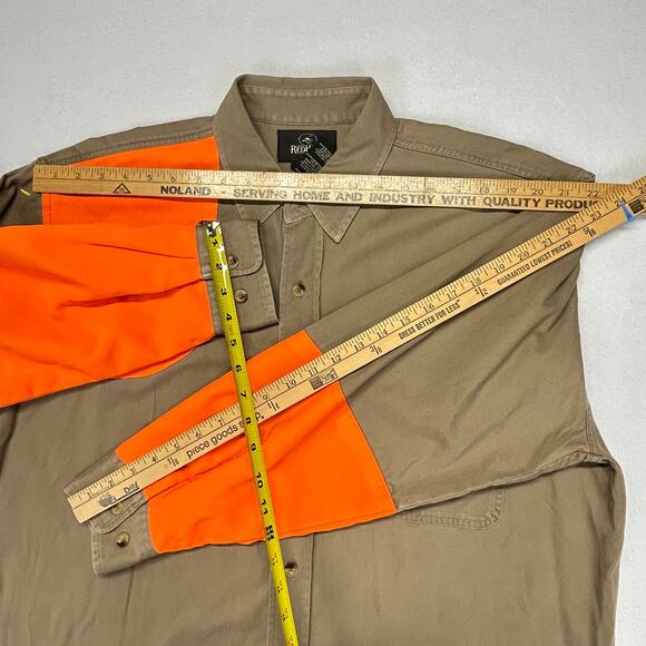 Redhead Shooting Hunting Mens L Button Shirt L/S Meadow Wood Farms Embroidered - Picture 6 of 16